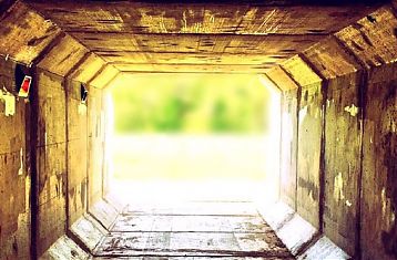 Vierkante tunnel