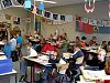Drukke kinderen in de klas
